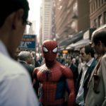 zlatan a street photography scene spider man3