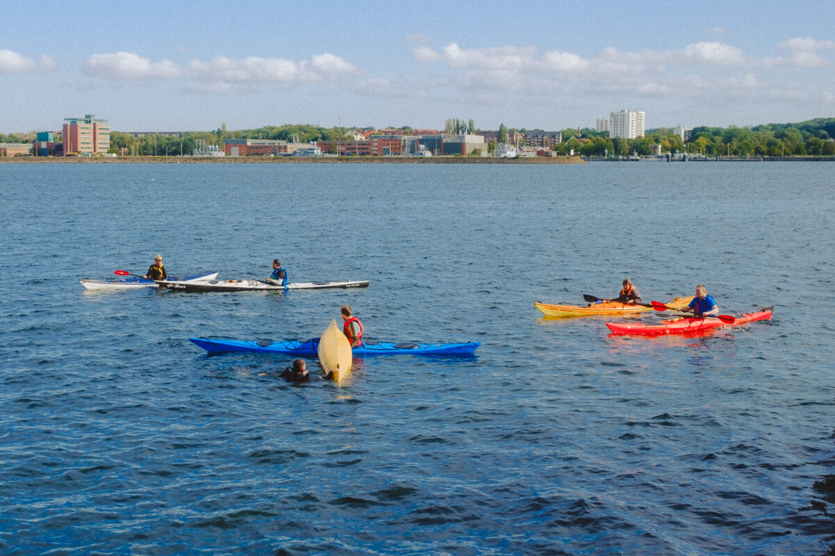 Sunny September day in Kiel